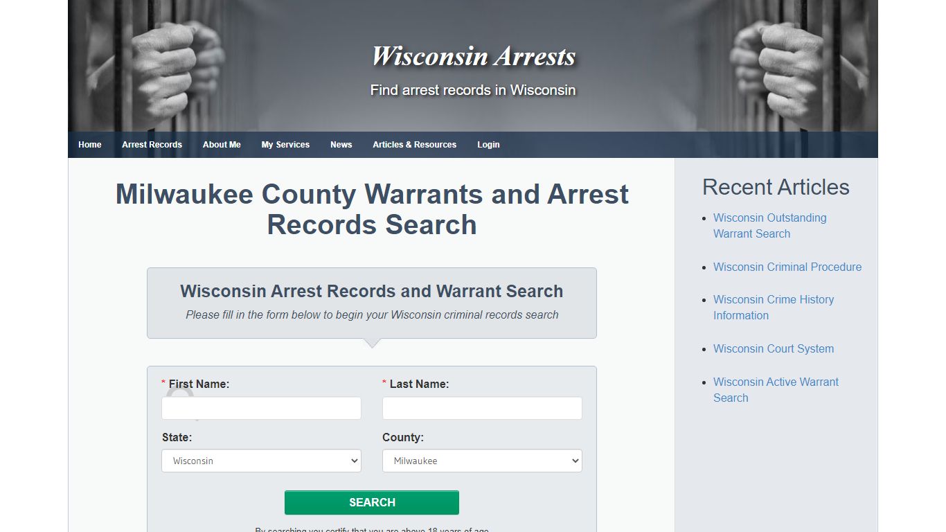 Milwaukee County Warrants and Arrest Records Search ...